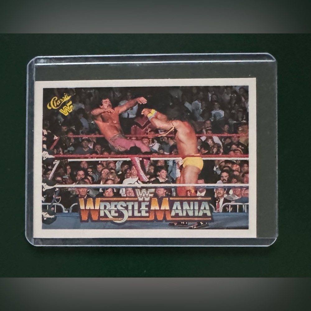 WWF WRESTLEMANIA 1990 CLASSIC #104 SPORTS CARD